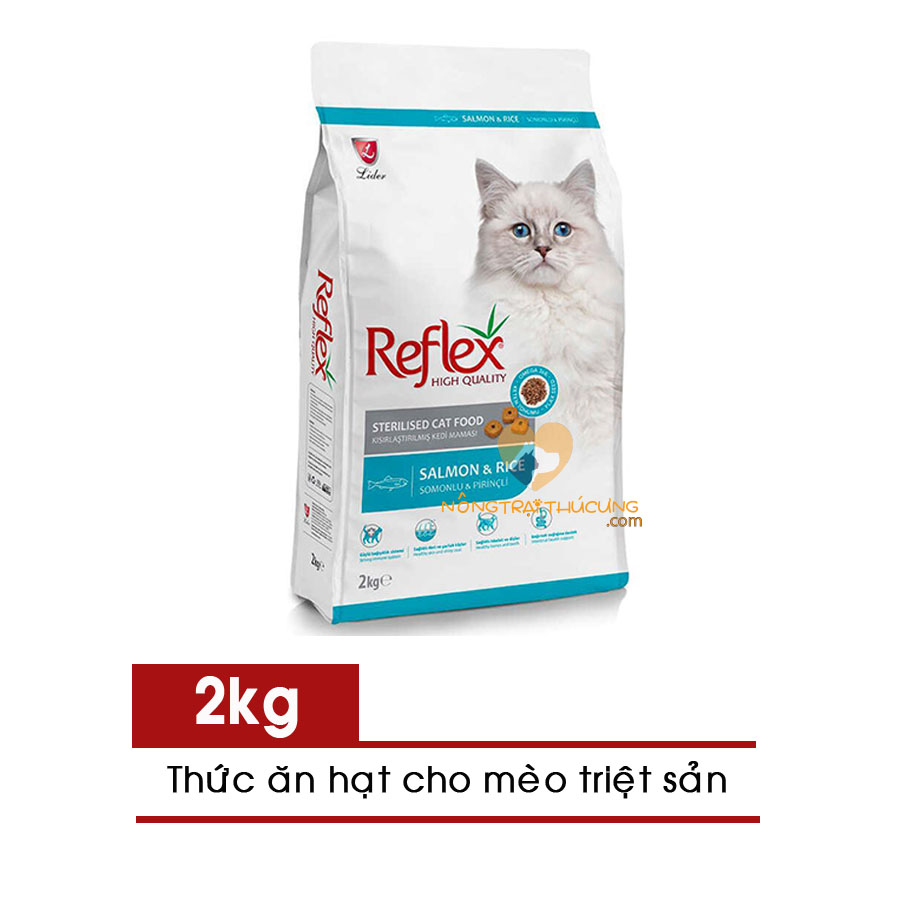 Hạt Cho Mèo Triệt Sản Reflex Sterilised Gói 2kg