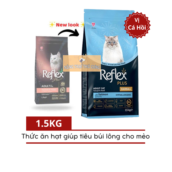 Hạt Mèo Lớn Reflex Plus Adult 1.5kg/1 kg chiết/15kg